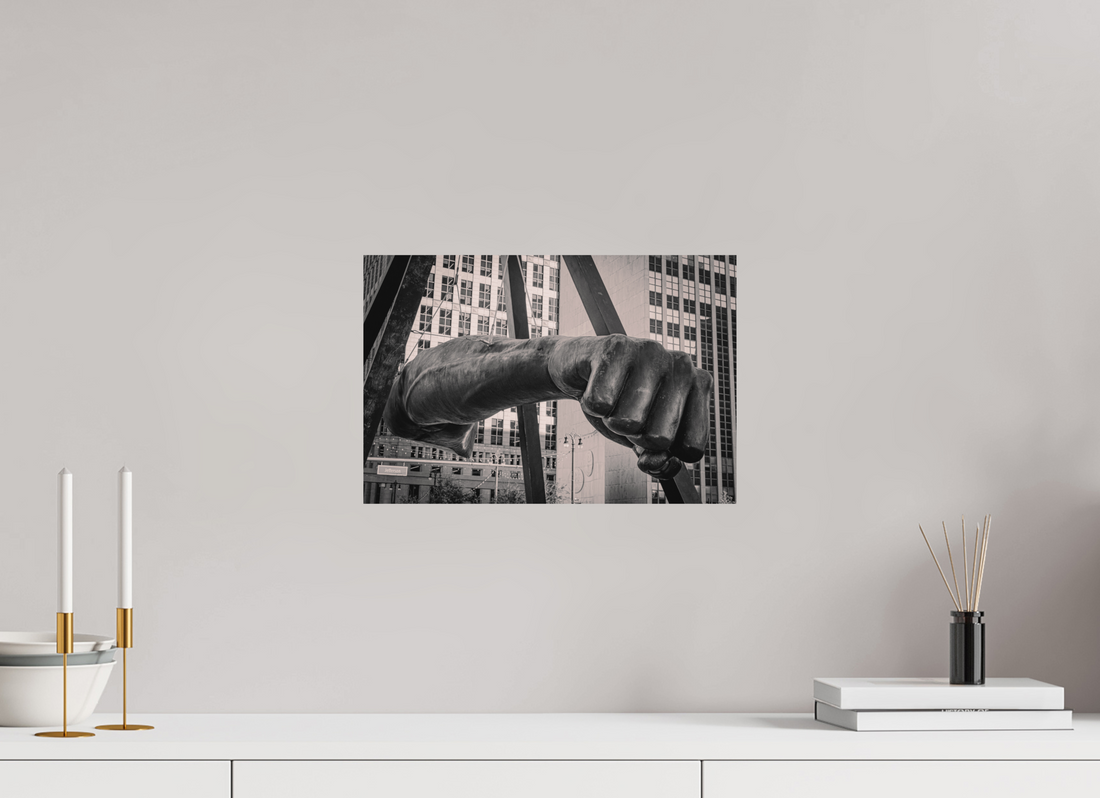 15 x 10″, Aluminum Dibond Joe's Fist