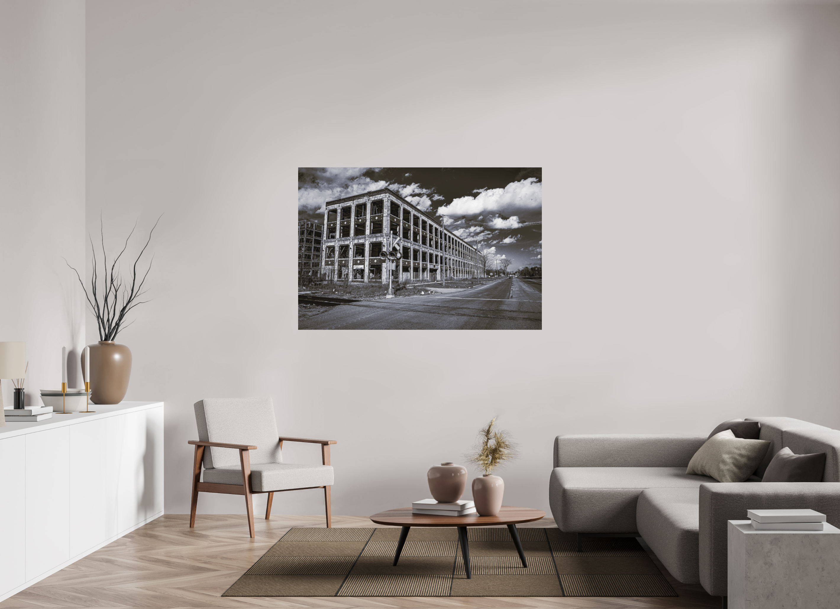 60 x 40″, Aluminum Dibond 1580 East Grand Boulevard