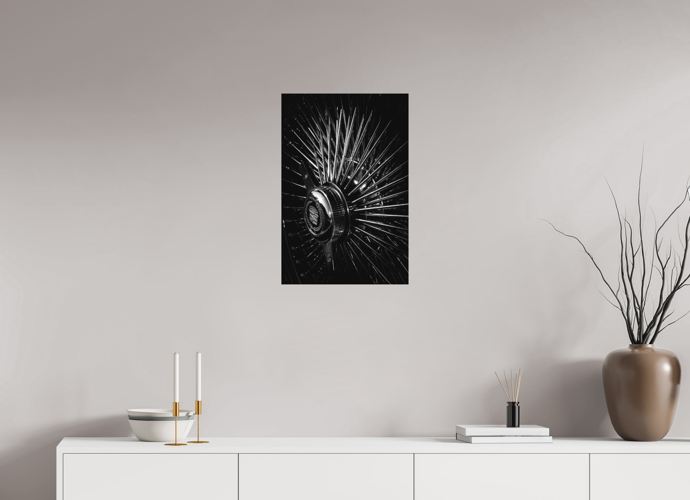 16 x 24″, Aluminum Dibond Rolling on 72's