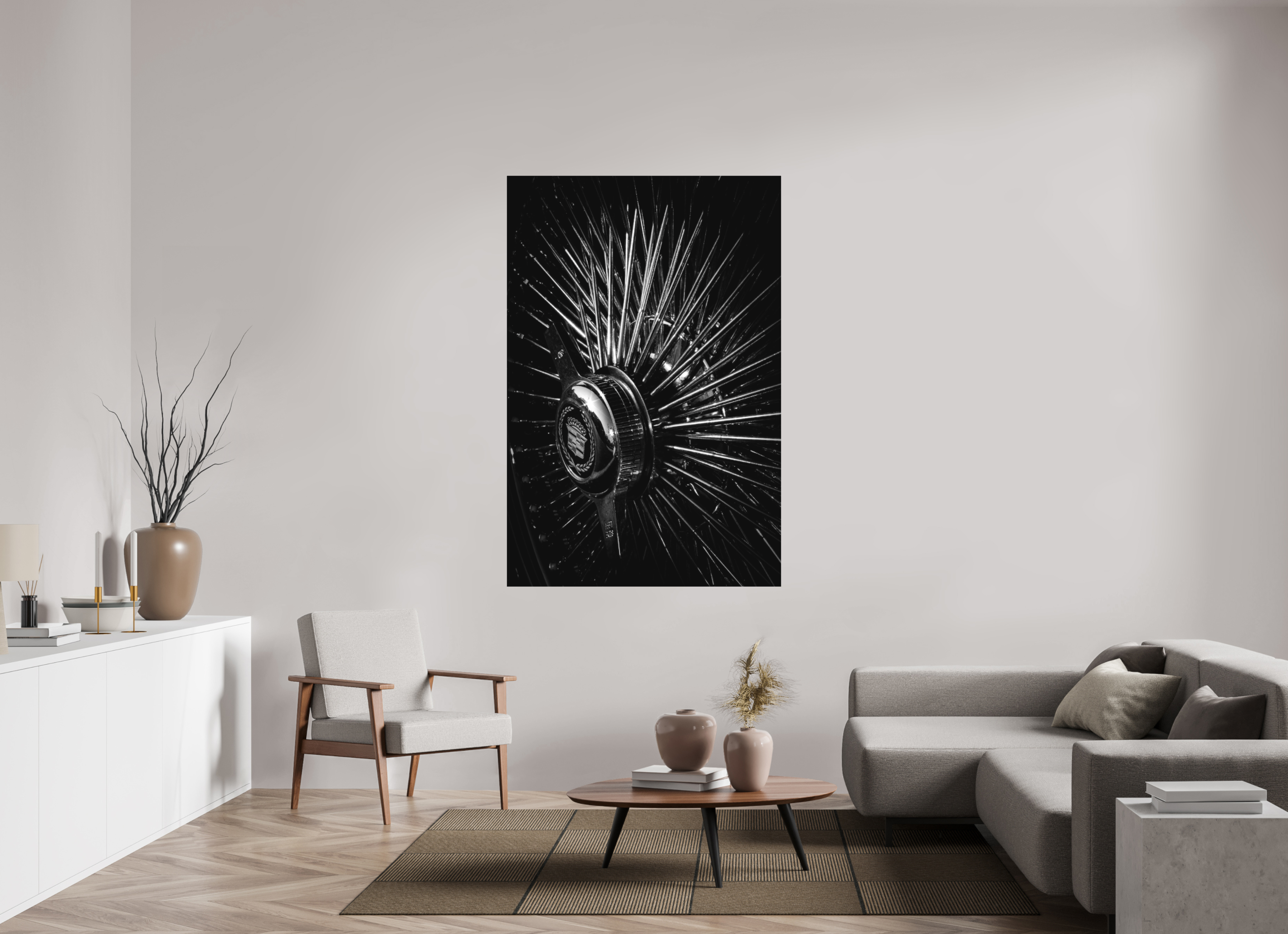 44 x 66″, Aluminum Dibond Rolling on 72's