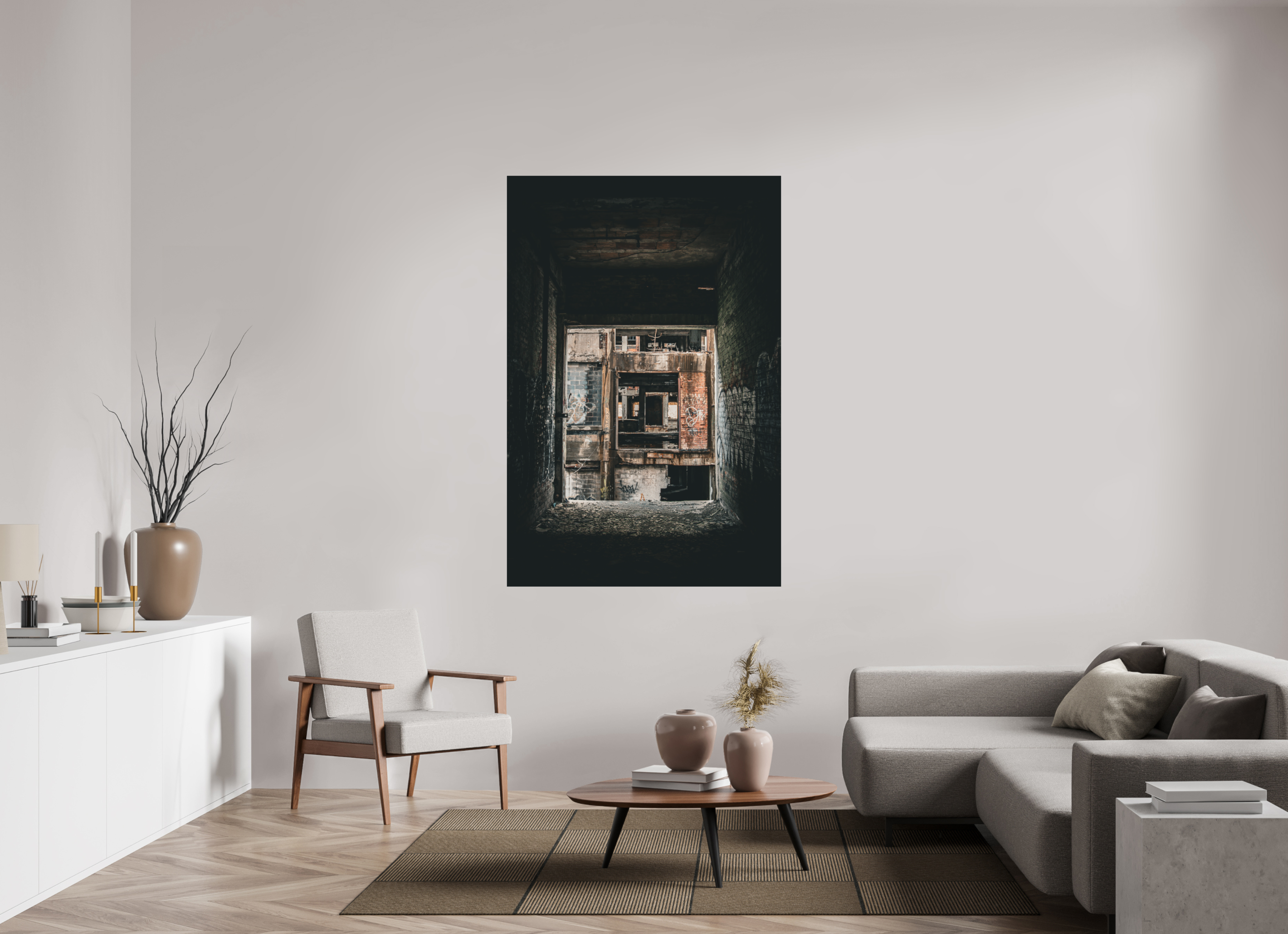 44 x 66″, Aluminum Dibond Windowless Soul II