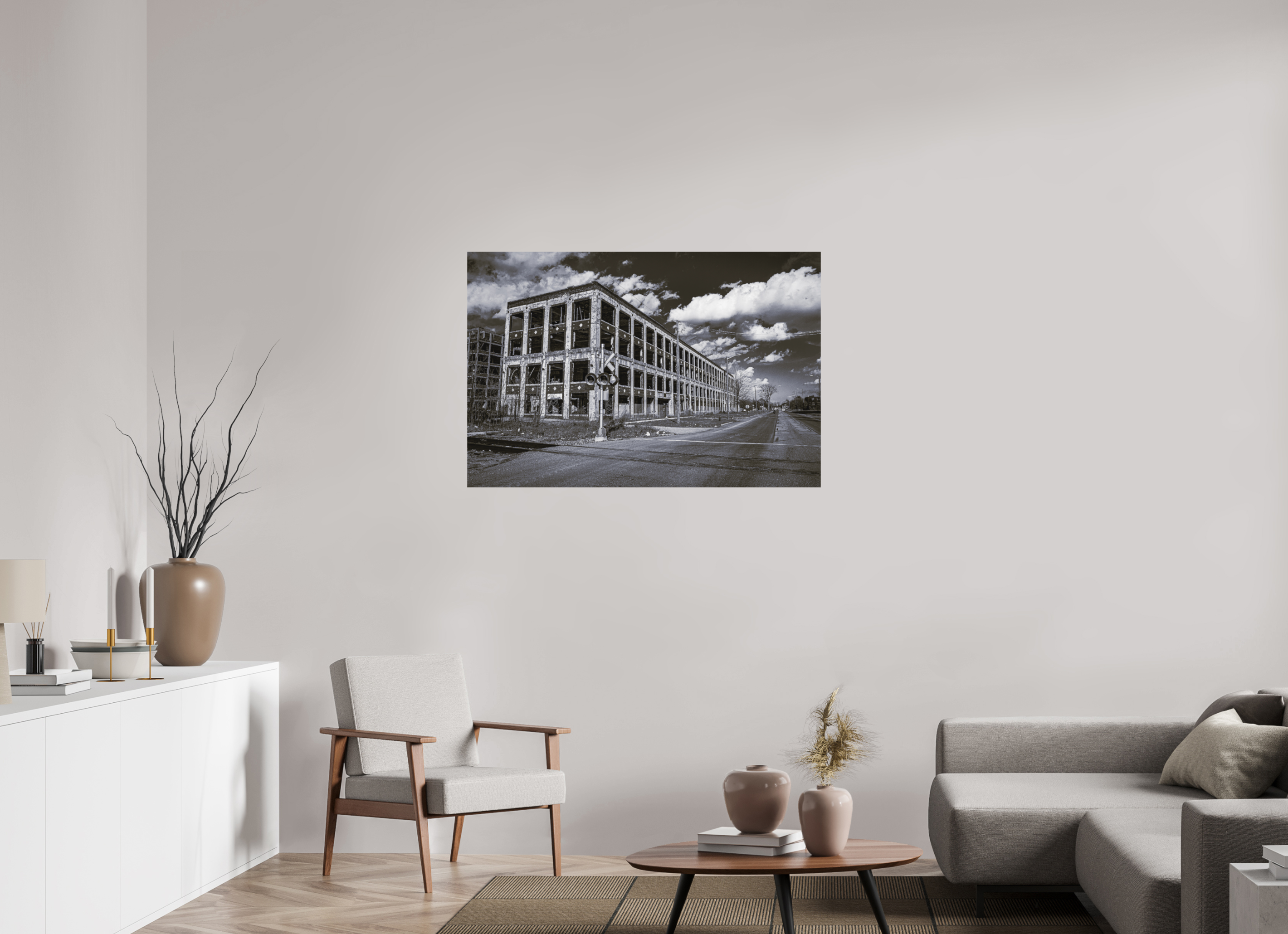 45 x 30″, Aluminum Dibond 1580 East Grand Boulevard