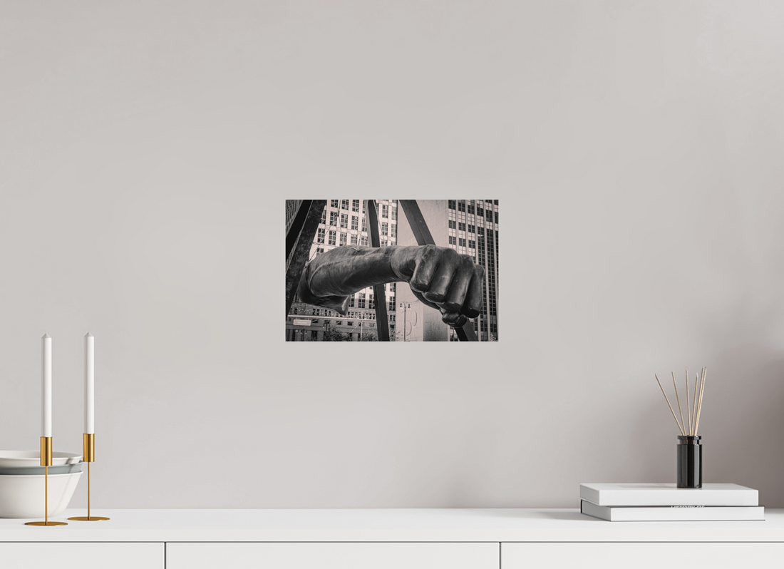 12 x 8″, Aluminum Dibond Joe's Fist