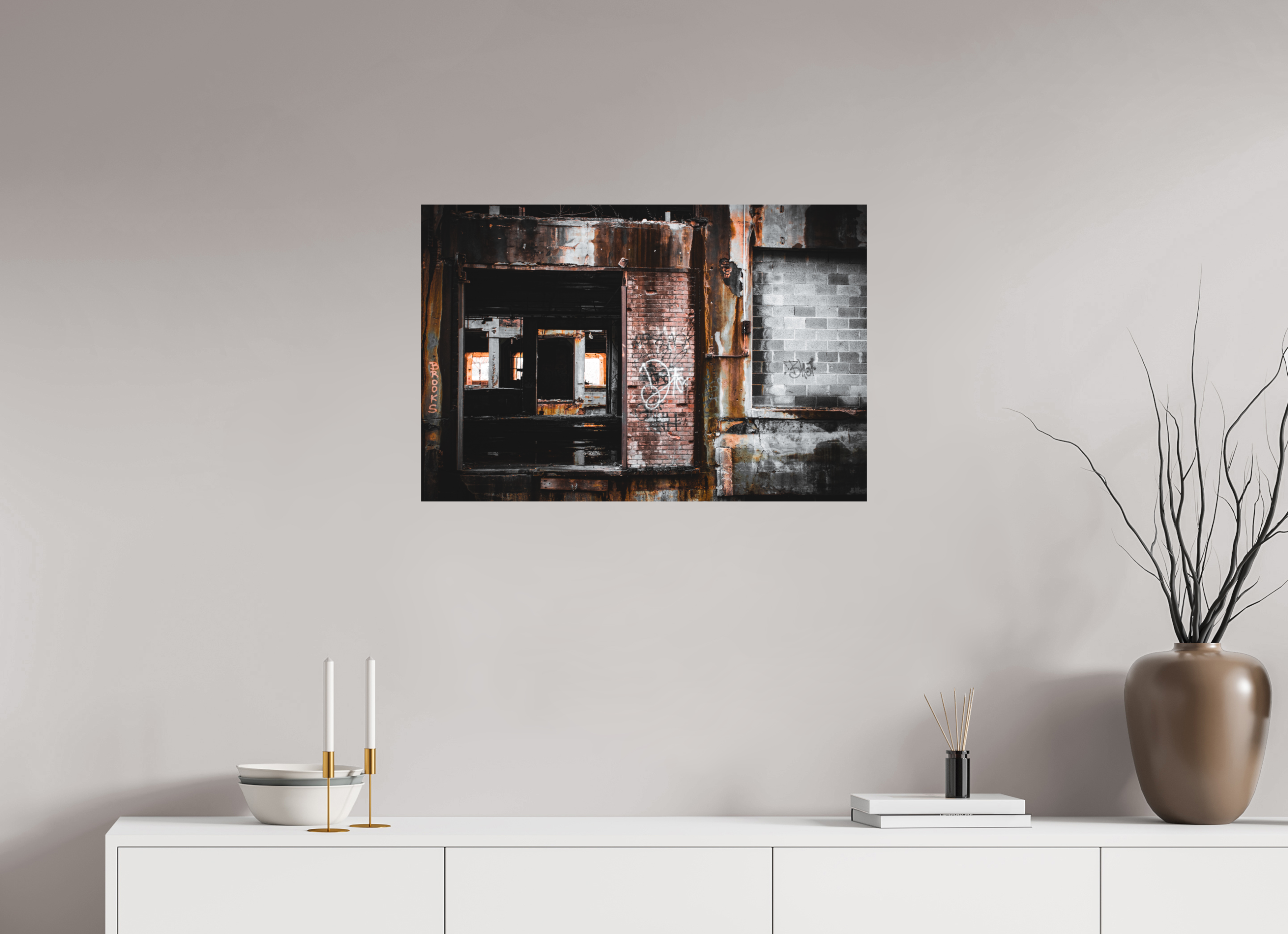 30 x 20″, Aluminum Dibond Windowless Soul