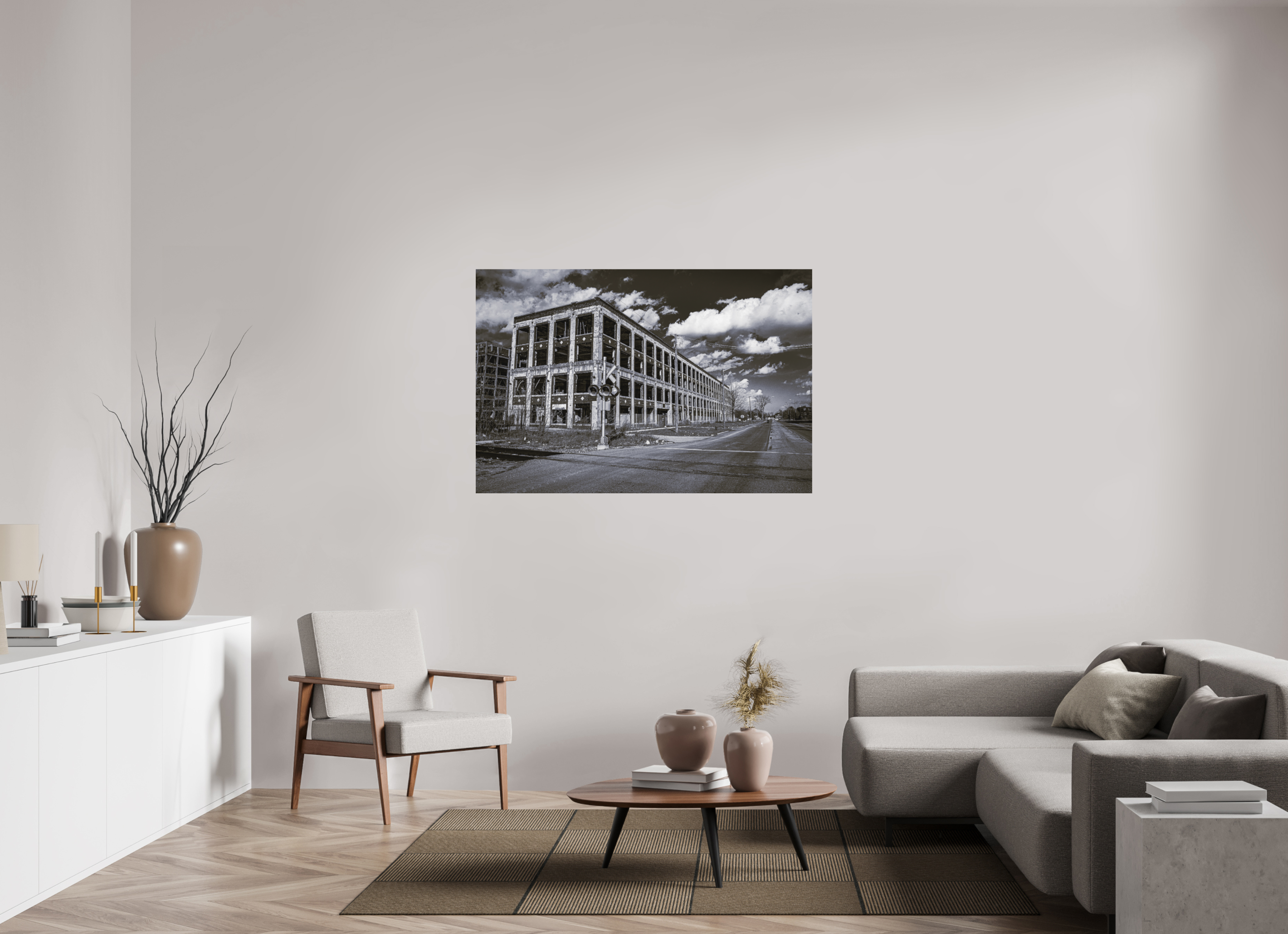 54 x 36″, Aluminum Dibond 1580 East Grand Boulevard