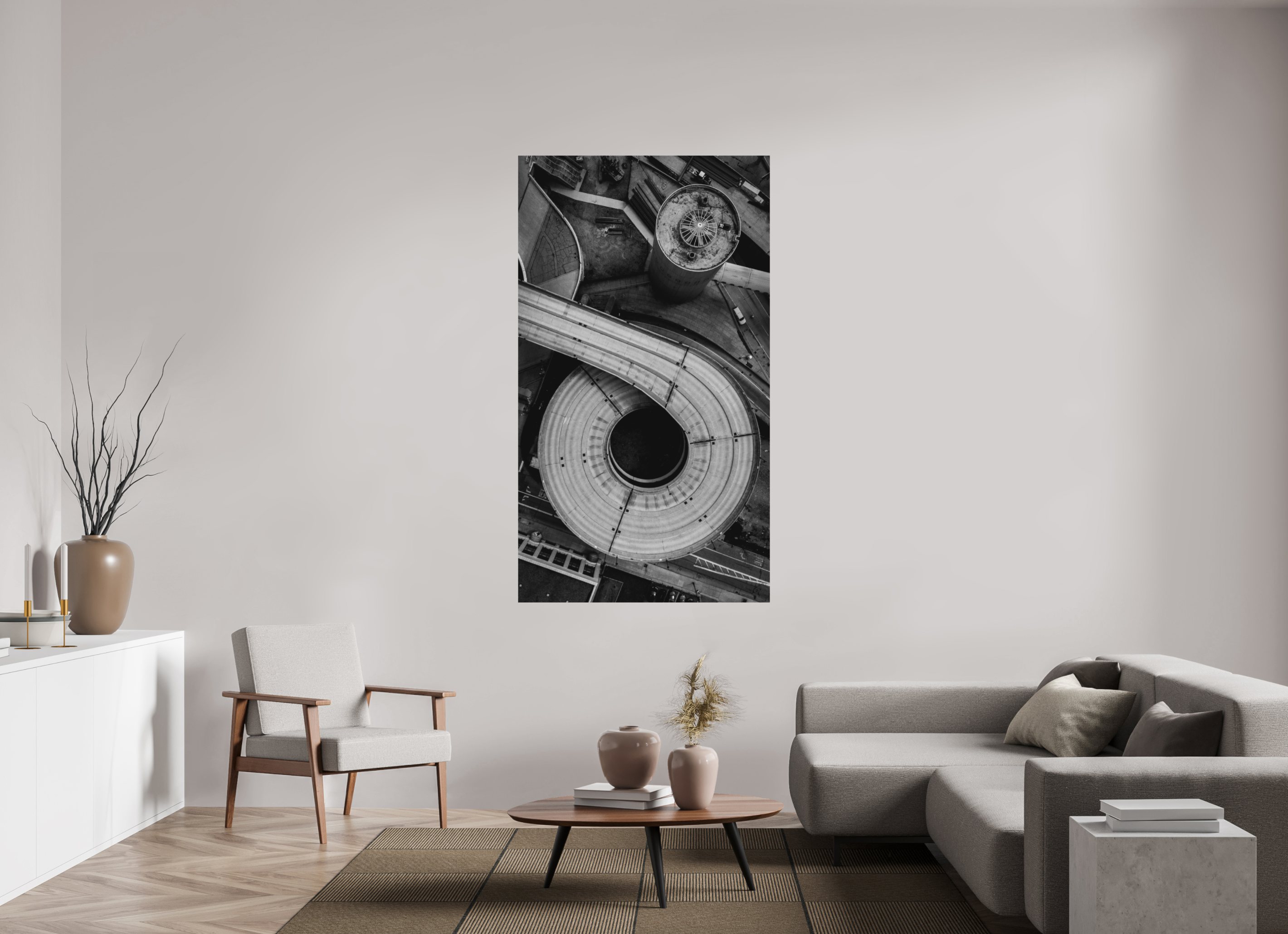39.4 x 70″, Aluminum Dibond Joe's Garage