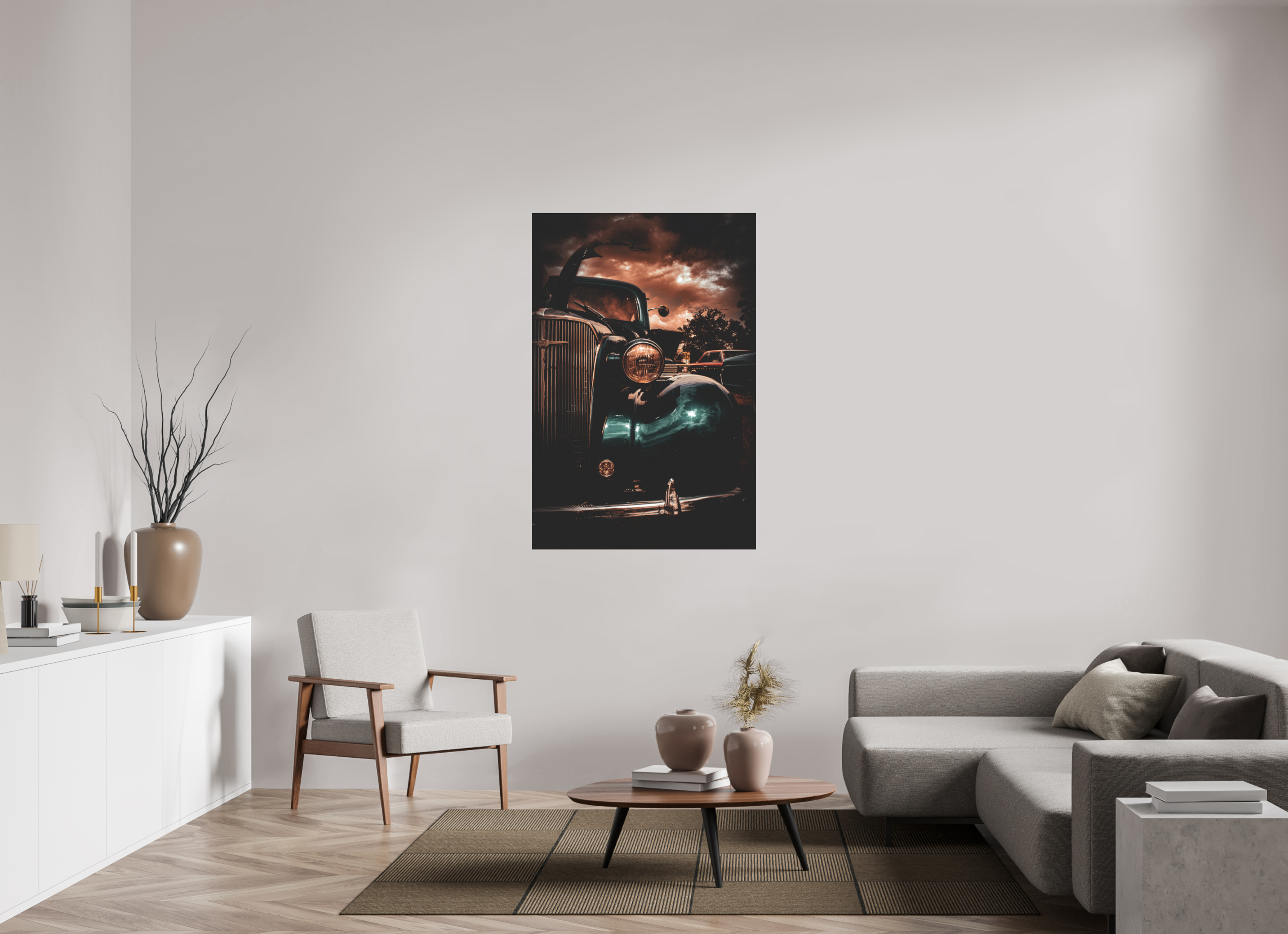36 x 54″, Aluminum Dibond East Side