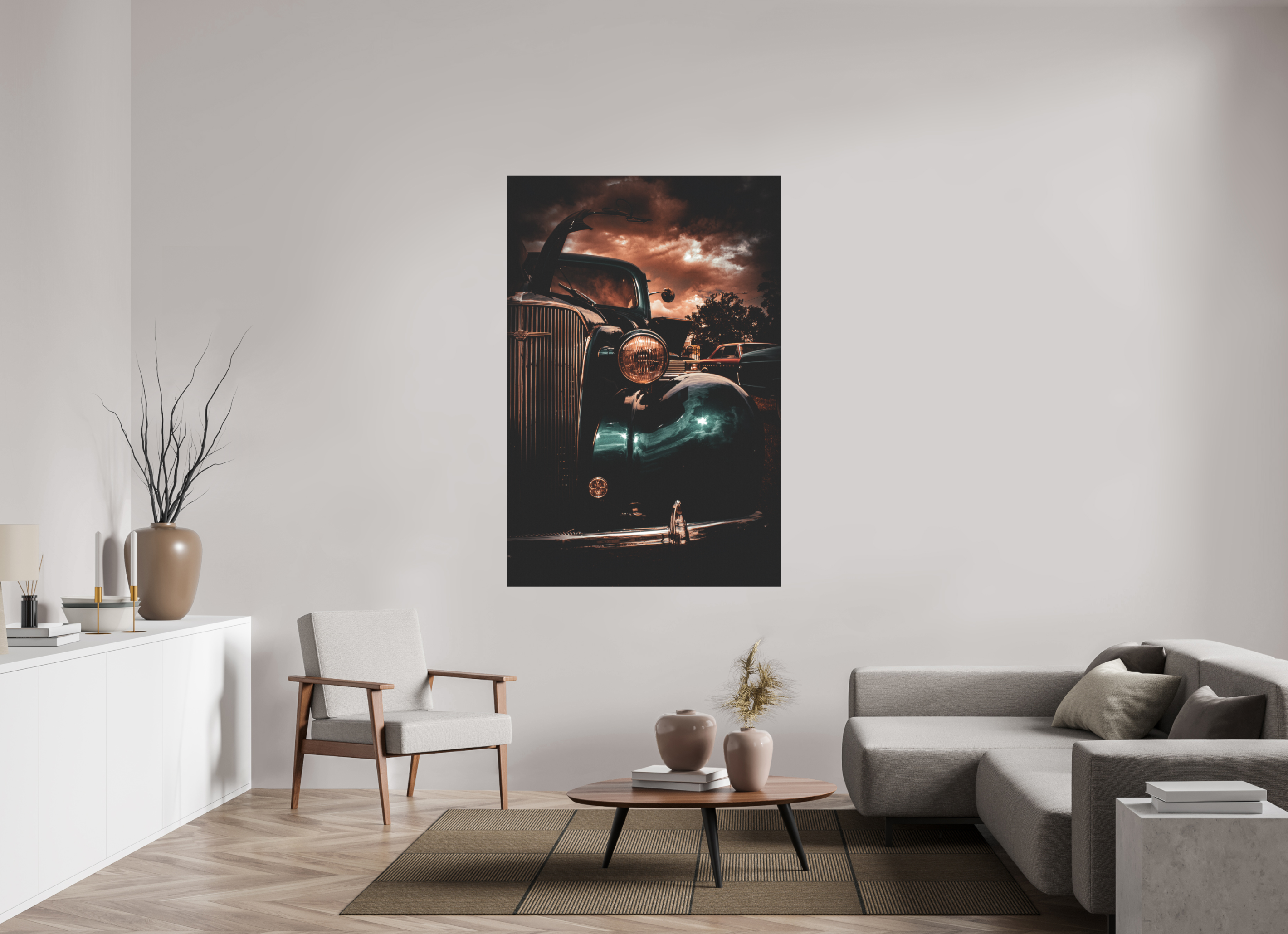 44 x 66″, Aluminum Dibond East Side