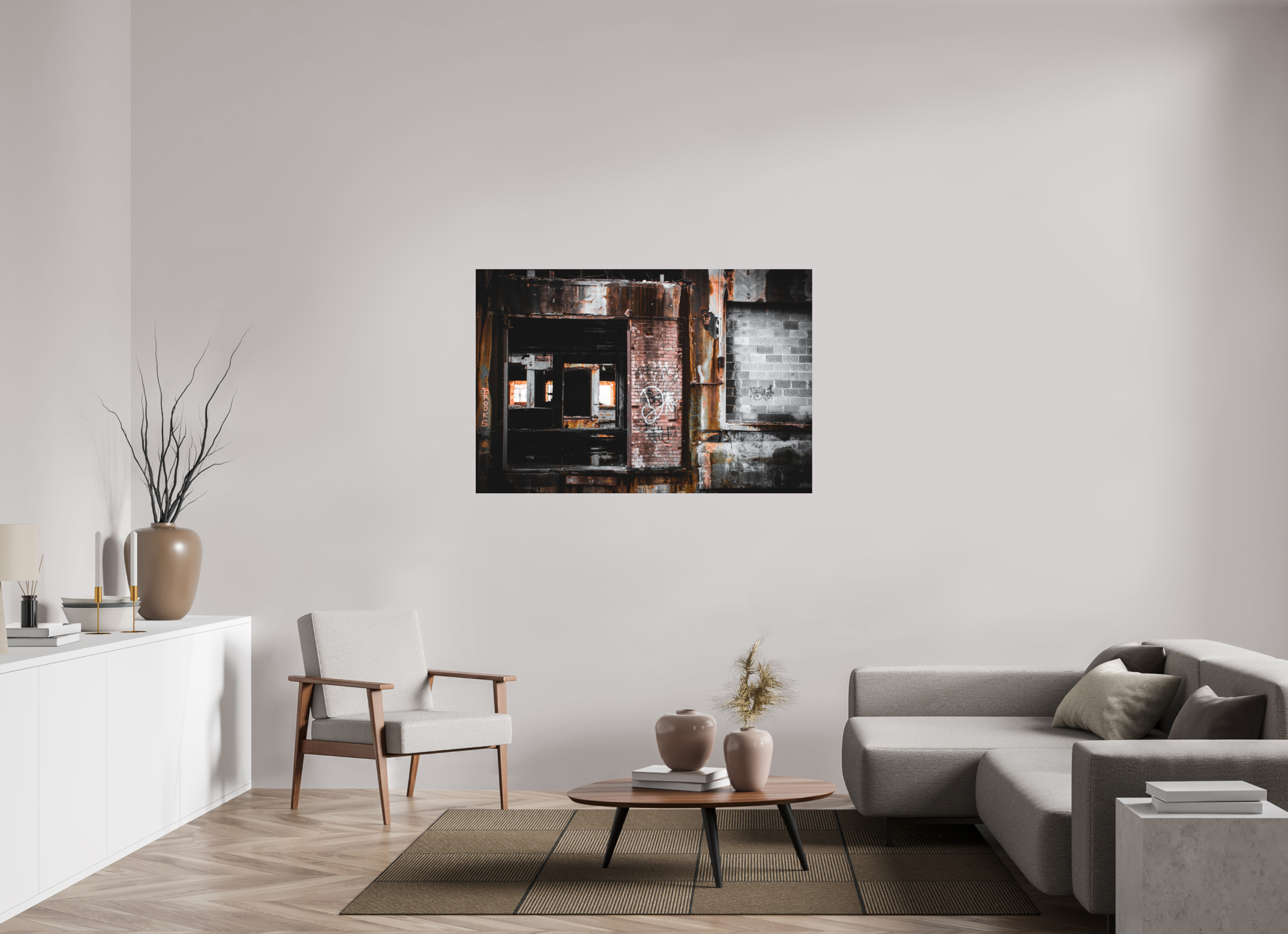 54 x 36″, Aluminum Dibond Windowless Soul